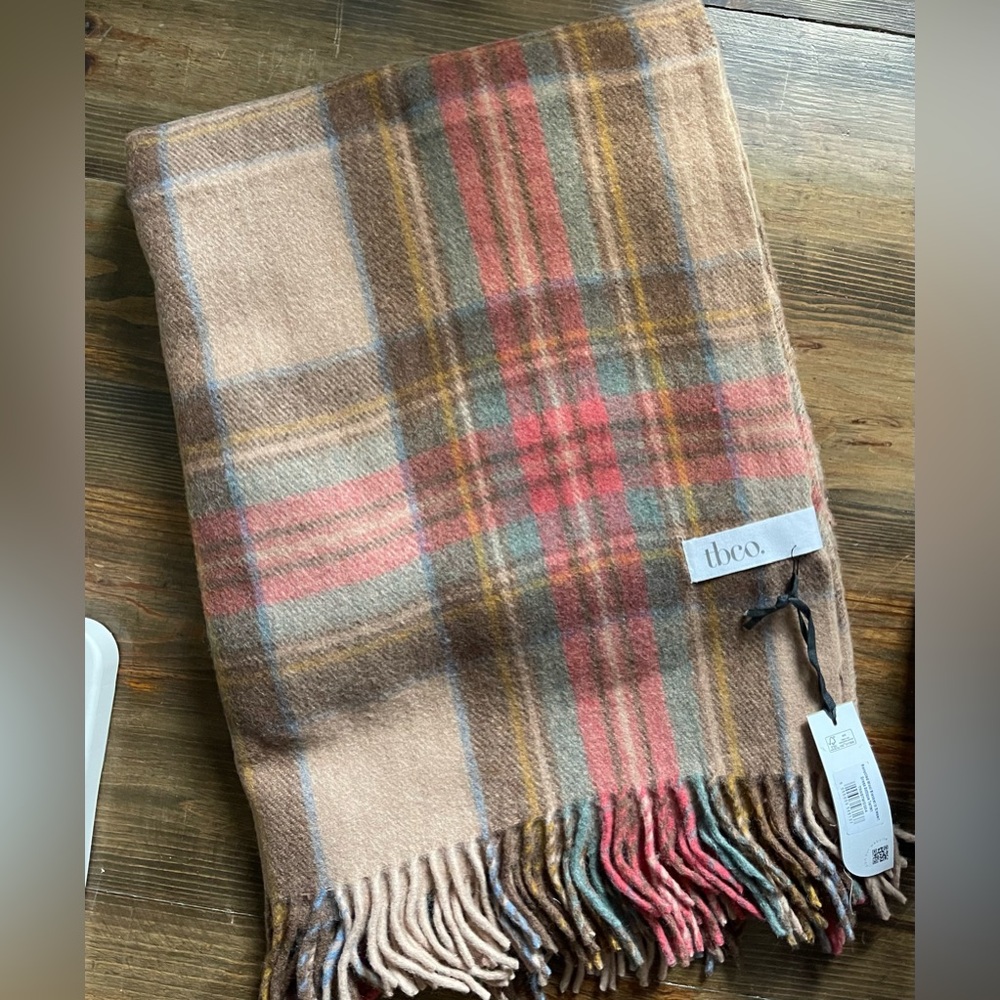 NWT Tartan Blanket Company blanket